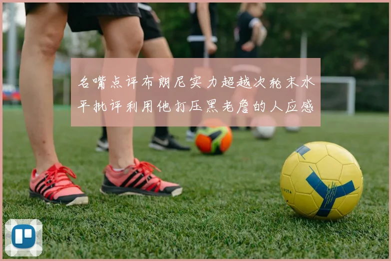 名嘴点评布朗尼实力超越次轮末水平批评利用他打压黑老詹的人应感羞愧